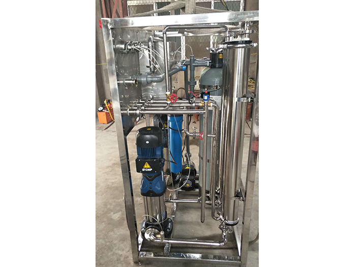 0.3噸雙級(jí)純水設(shè)備交貨案例
